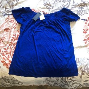 Cable and Gauge flowy off the shoulder top